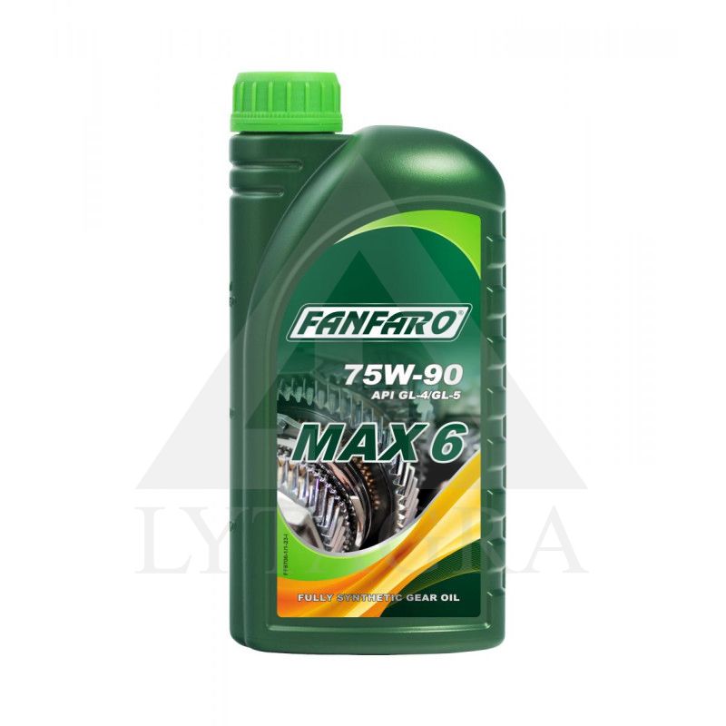 TRANSMISINĖ ALYVA MAX6 75W90 GL5 1L VESSGLMAX6001