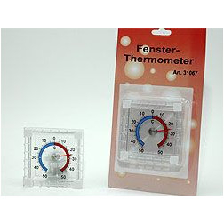 Lango termometras 8x8 cm.