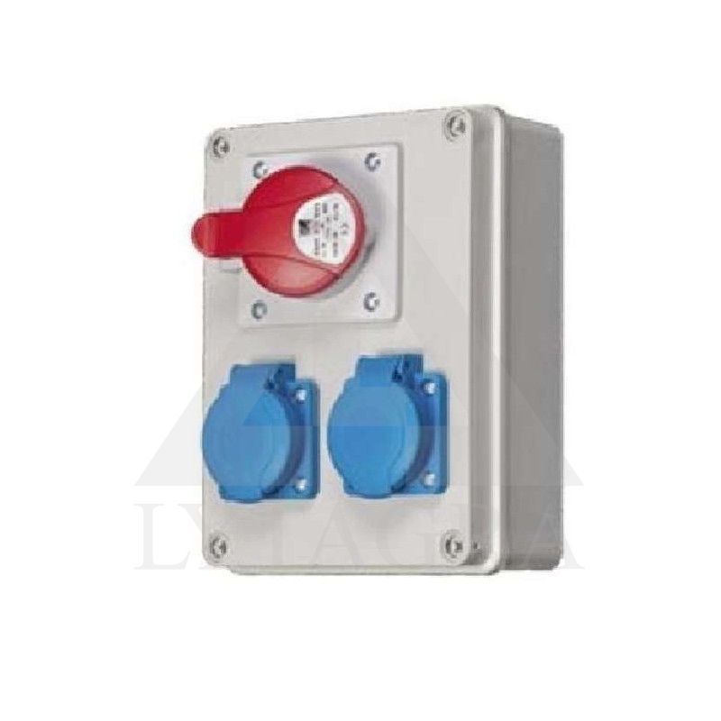 B.1602-S SKYDAS R-BOX 190 5P 16A 2X2P+N IP44
