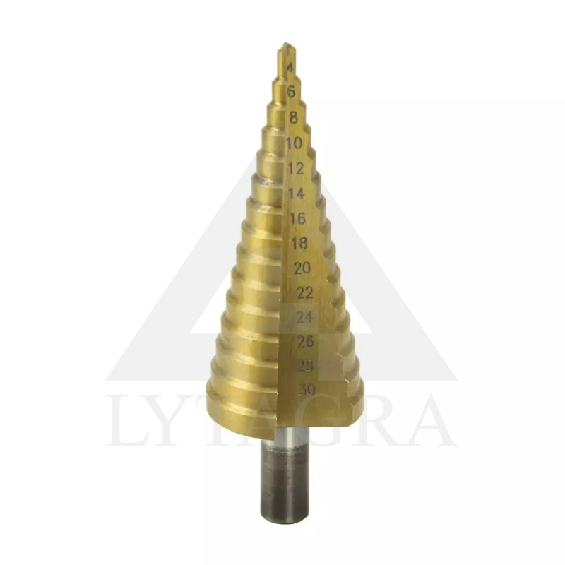 PAKOPINIS GRĄŽTAS 4-30MM HSS TIN  Dedra WMST0430