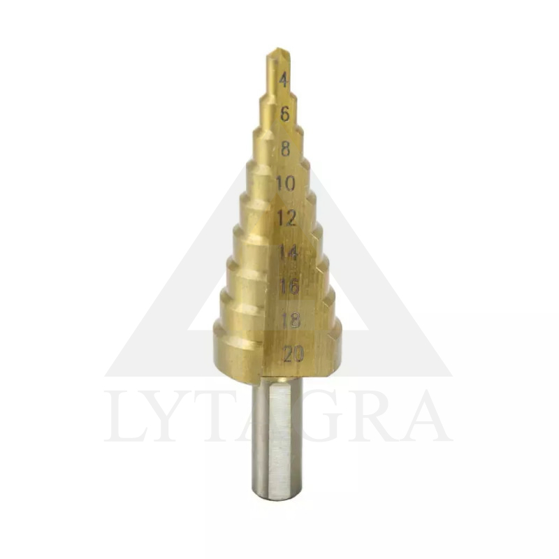 PAKOPINIS GRĄŽTAS 4-20 MM HSS TIN  Dedra WMST0420