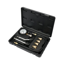 Benzininis kompresijos matuoklis su antgaliais