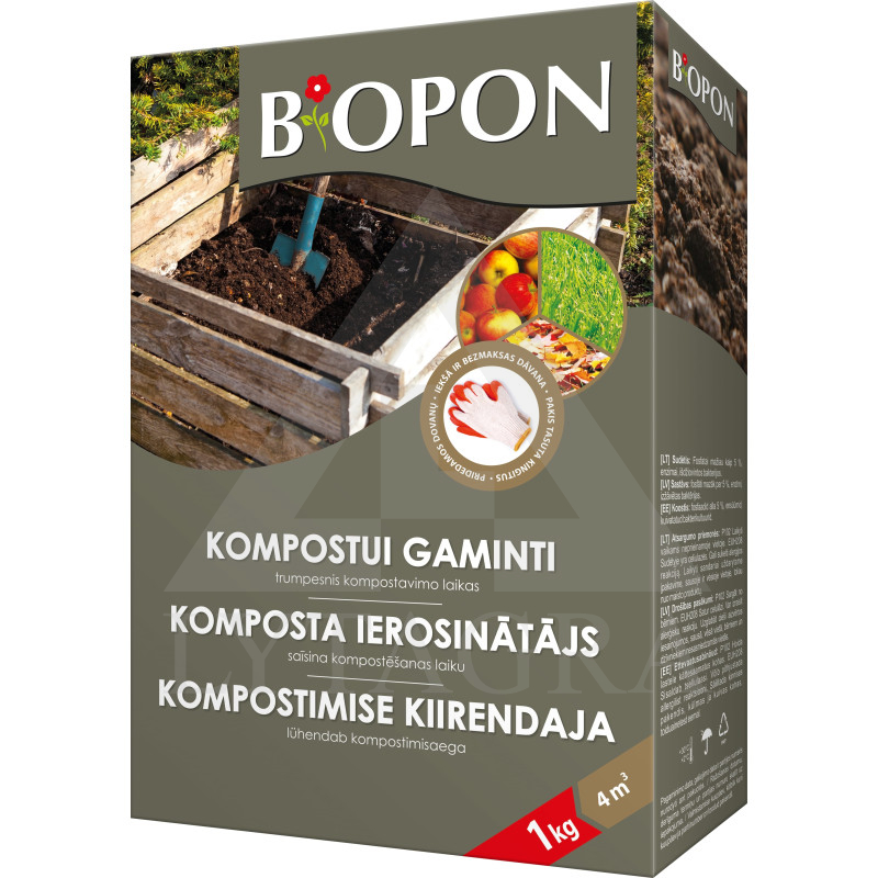 KOMPOSTAVIMĄ SPARTINANTI PRIE 1KG