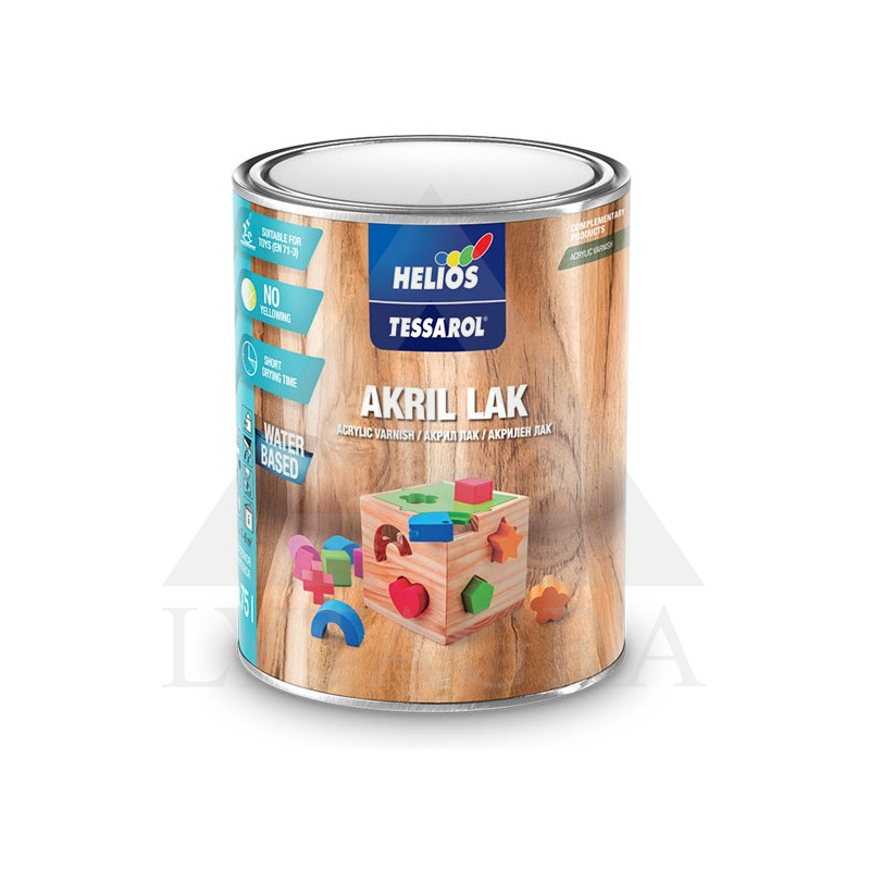 TESSAROL AKRILINIS LAKAS, PUSIAU MATINIS 0,75L 498