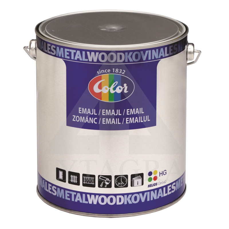 47931601 COLOR ENAMEL RAL9005 JUODA MATINĖ 0.65L