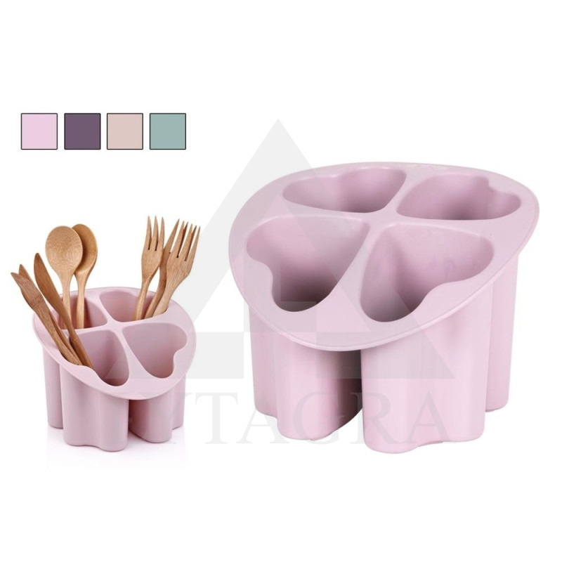 DĖKLAS STALO ĮRANKIAMS PLAST. 17 13CM QLUX