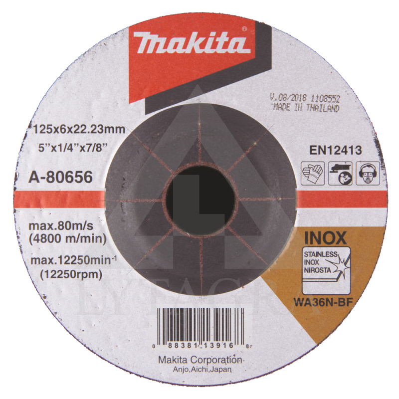 A-80656 METALO ŠLIFAVIMO DISKAS MAKITA