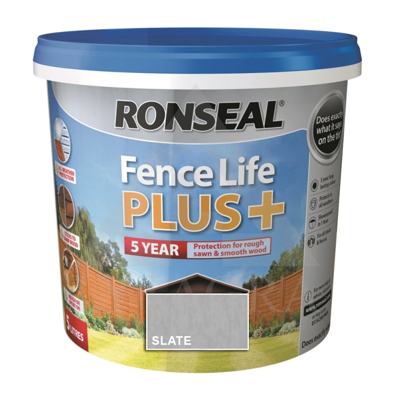 IMPREGNAN.MED.RONSEAL FENCE LIFE PLUS 5L SLATE