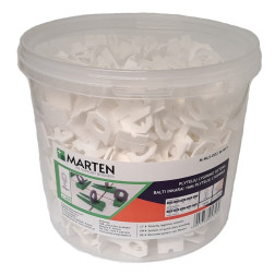 MARTEN PLYTELIŲ INKARAS 1.0MM BALTAS 400VNT