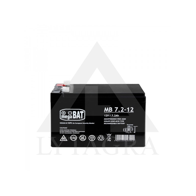 AKUMULIATORIUS VRLA 7.2AH 12V AGM HGL-12-7 107019