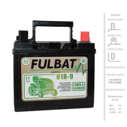 AKUMULIATORIUS FULBAT 28AH 12V 300A U1R-9