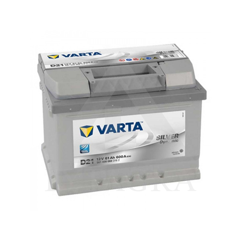 AKUMULIATORIUS 61AH 600A EN 12V VARTA SD D21