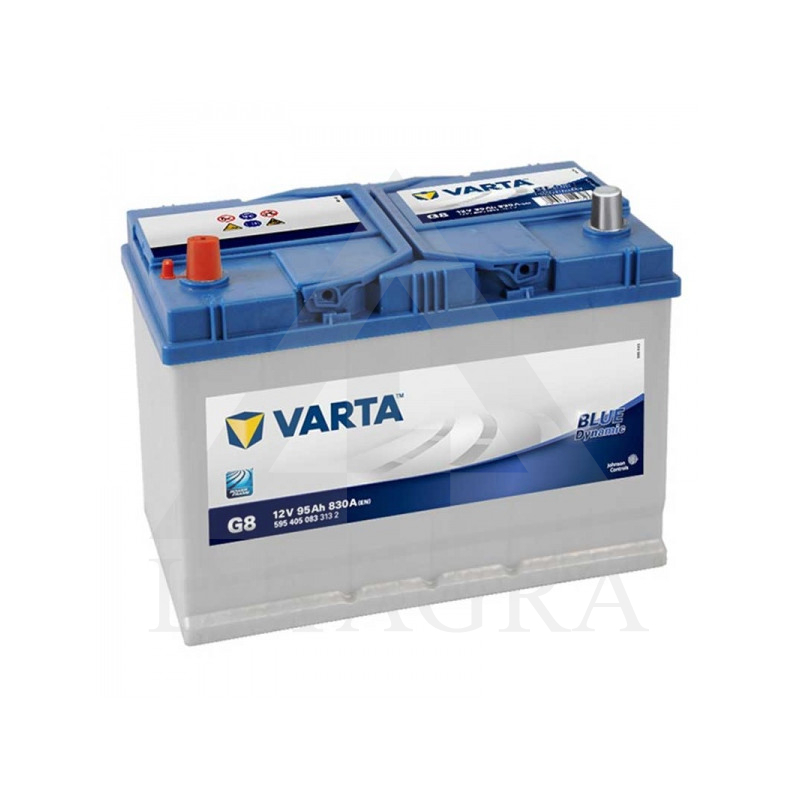 AKUMULIATORIUS 95 AH 830A 12V VARTA BD G8 114374