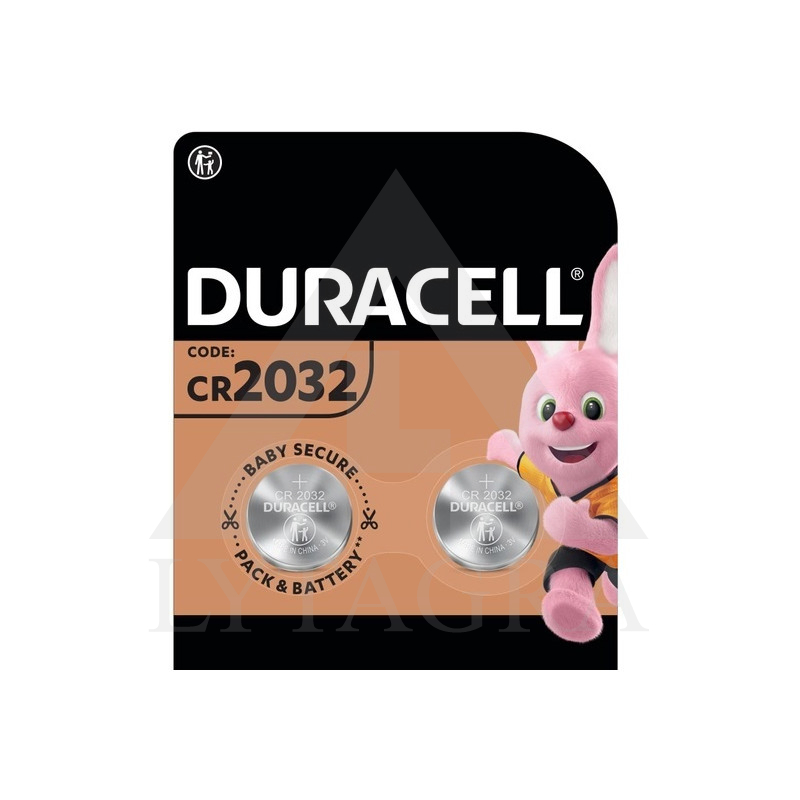 P12D326 BATERIJA DURACELL 2032 LITHIUM 2VNT