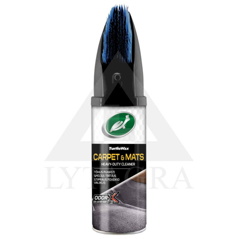 Kilimėlių ir užtiesalų valiklis Turtle Wax® su ODOR-X technologija 400 ml