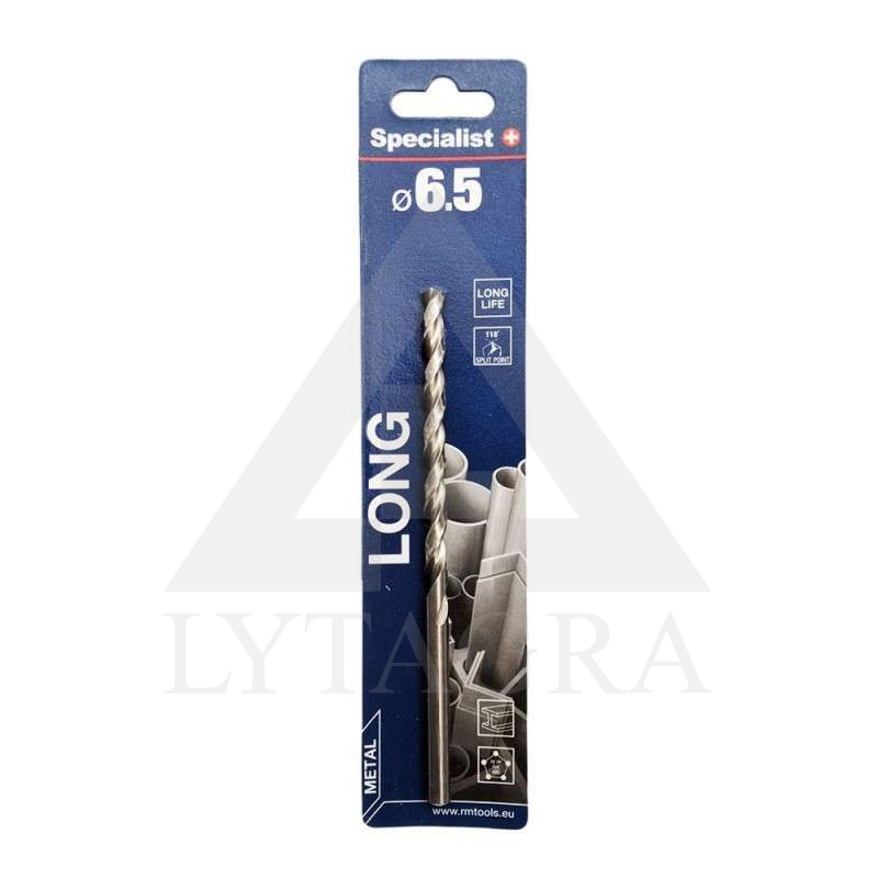 64/3-0065 MET.GRĄŽTAS 6.5MM SPECIALIST+PRAILGINTAS