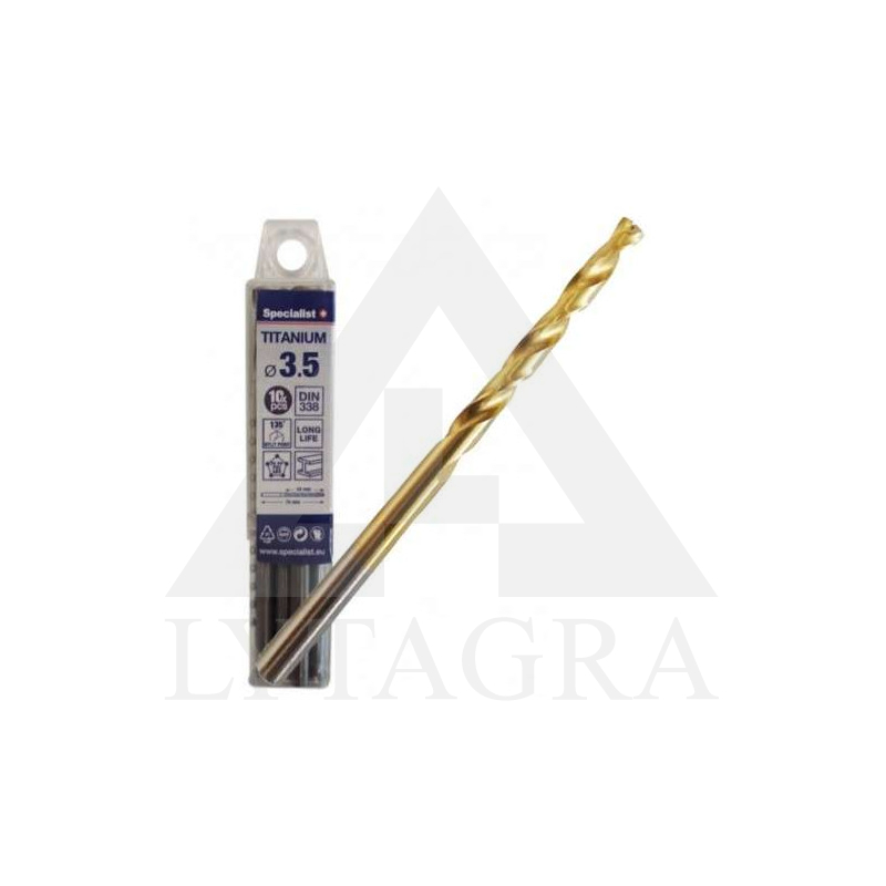 64/1-0035Q SPECIALIS+TITAN MET GRĄŽTAS 3,5MM 10VNT