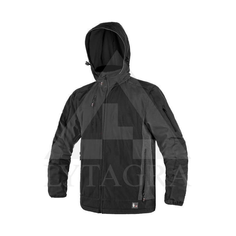 Striukė darbui DURHAM Softshell, juoda