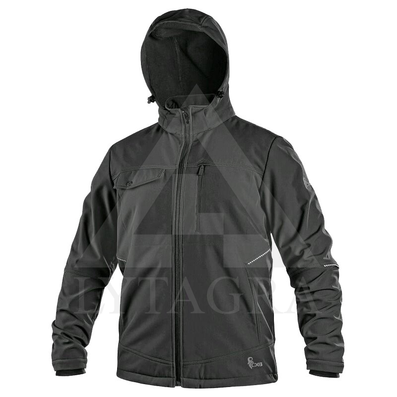Striukė darbui CXS STRETCH Softshell, juoda