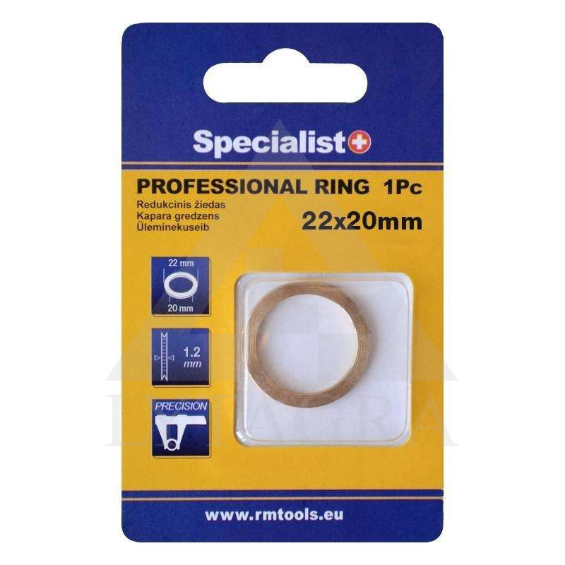 11/2-2220V REDUKCINIS ŽIEDAS PRO 22,2X20X1,2 MM