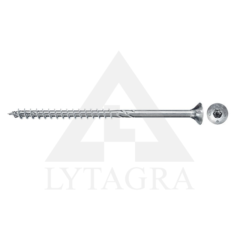 61-670487 MEDSRAIGČIAI TORX 6,0X90 BALTI 100