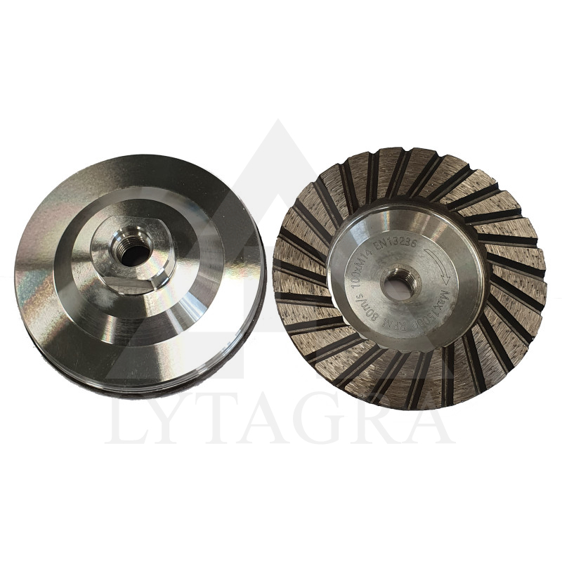 Lėkštė deimant. šlif. Granite/Turbo D100 M14