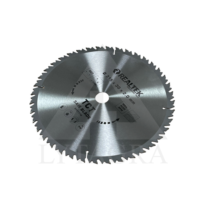 Pjovimo diskas medienai Realtek 8431116 315x30x40T