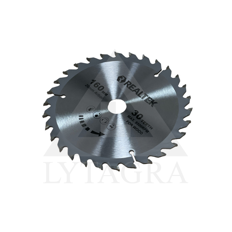 Pjovimo diskas medienai Realtek RT1602030 160x20x30T