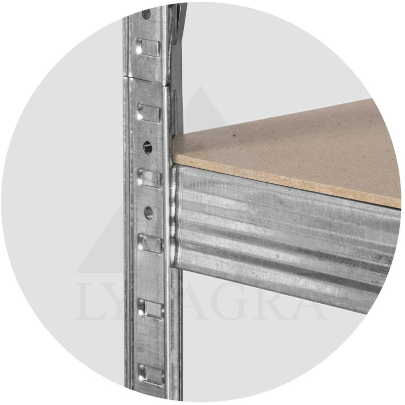 Sandėliavimo lentyna 470200 (4 lentynų) 150/600kg 180x90x40cm