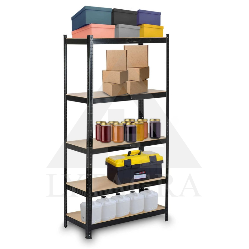 Pastiprinta sandėliavimo lentyna 4813 (5 lentynų) 265/1325kg 180x90x40cm