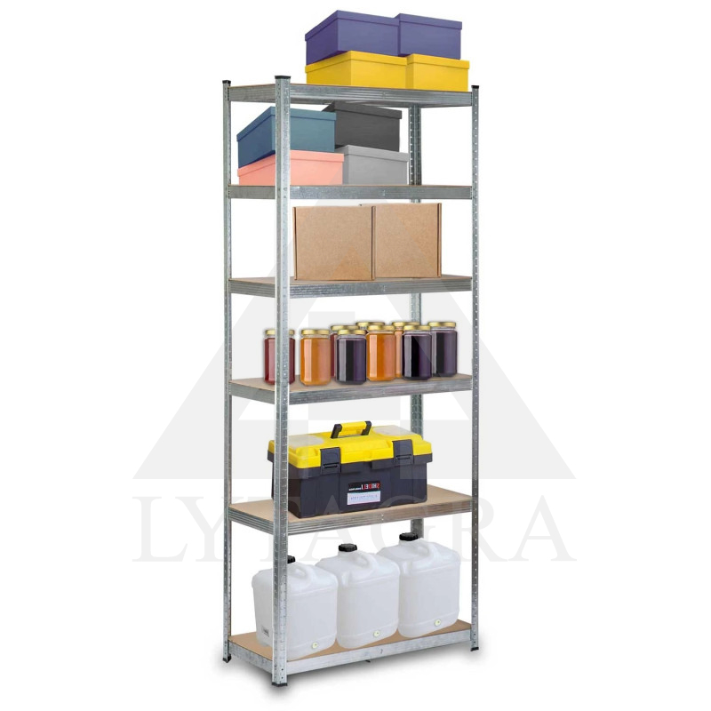 Sandėliavimo lentyna 4814 (6 lentynų) 150/900kg 222x90x40cm