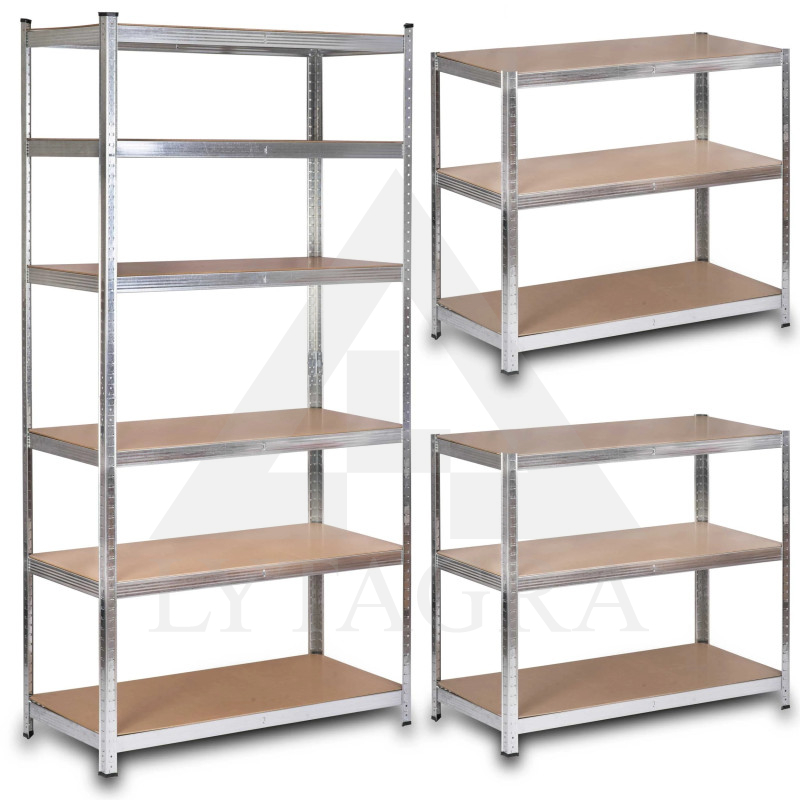 Sandėliavimo lentyna 4815 (6 lentynų) 150/900kg 222x110x50cm