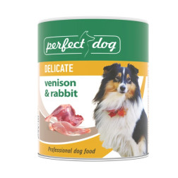 PERFECT DOG  briedienos ir triušienos konservai šunims 400 g. PF1146