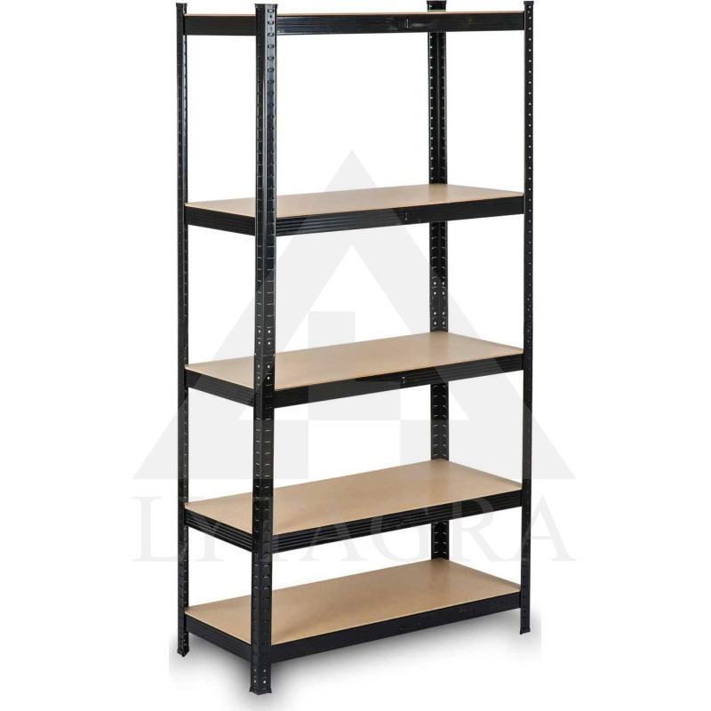 Pastiprinta sandėliavimo lentyna 4811 (5 lentynų) 150/750kg 150x75x30cm