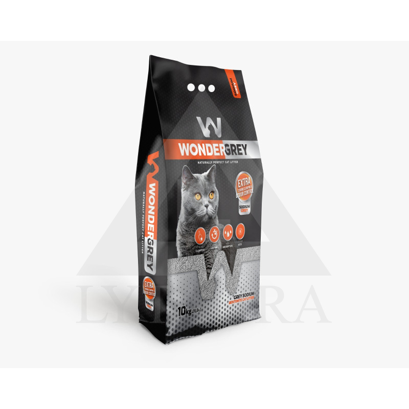 Wonder White Natural  bentonitas kačių kraikas  su aktyvuota anglimi 10 kg