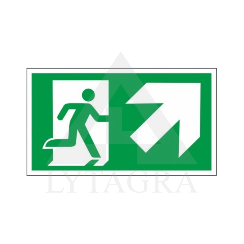 PP101-0036 LIPDUKAS 130X230 EVAKUACINIS IŠĖJIMAS