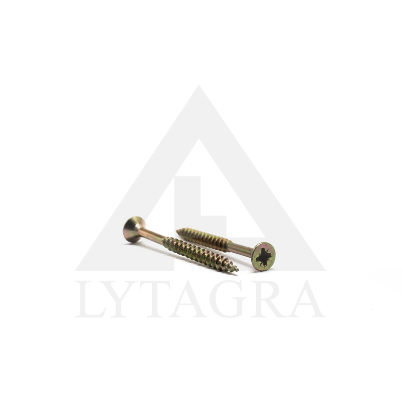 GLT medsraigčiai, geltonai cinkuoti, PZ2, 4.0x50/30 (300 vnt.)