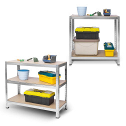 Sandėliavimo lentyna 4850 (5 lentynų) 200/1000kg 205x120x45cm