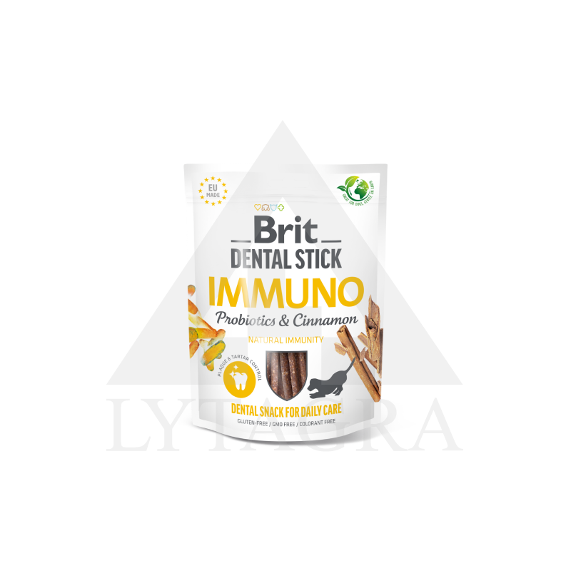 Brit Dental skanėstai šunims Immuno Probiotics&Cinnamon 7 vnt, 251 g