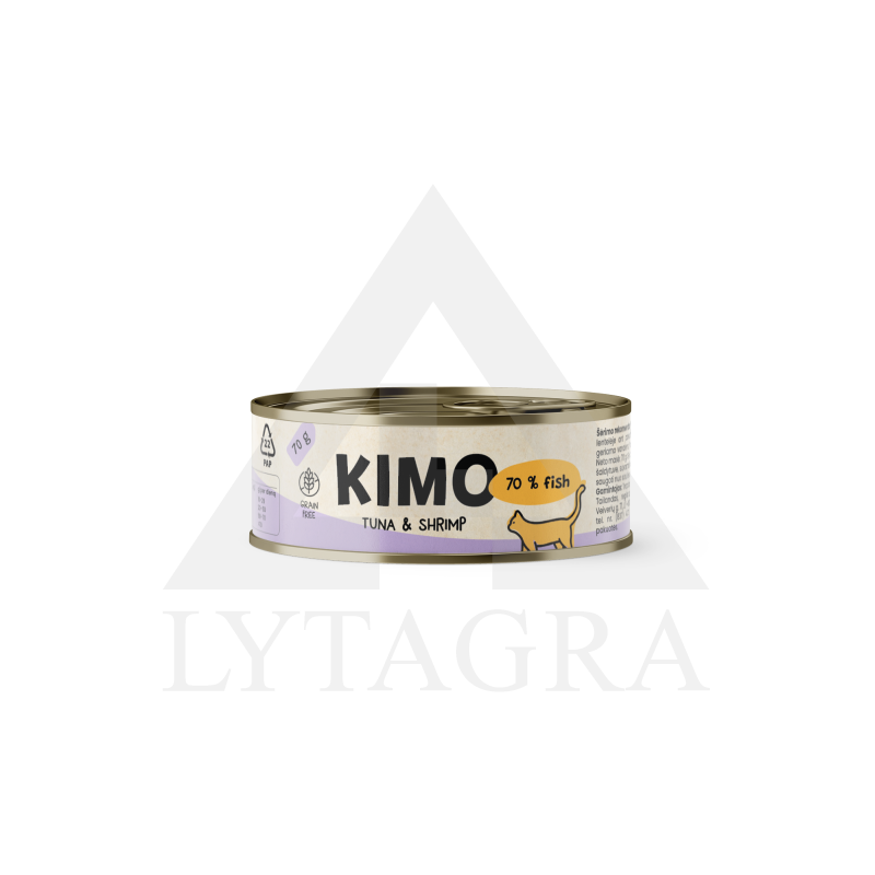 Kimo konservai katėms su tunu ir krevetėmis 70 g
