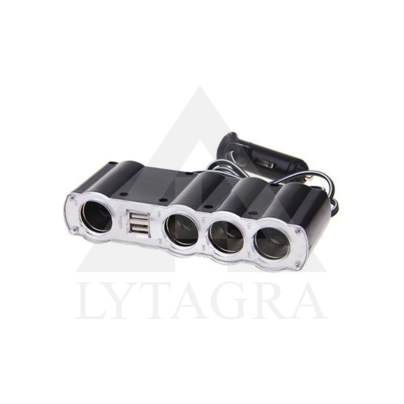 SKIRSTYTUVAS 4 LIZDŲ 2 USB 1A