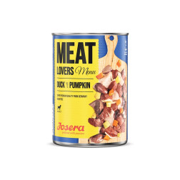JOSERA SUPER PREMIUM Meat Lovers konservai šunims su antiena ir moliūgais 800 g JOS0525