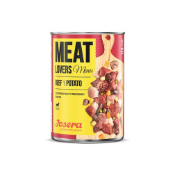JOSERA SUPER PREMIUM Meat Lovers konservai šunims su jautiena ir bulvėmis 800 g JOS0523