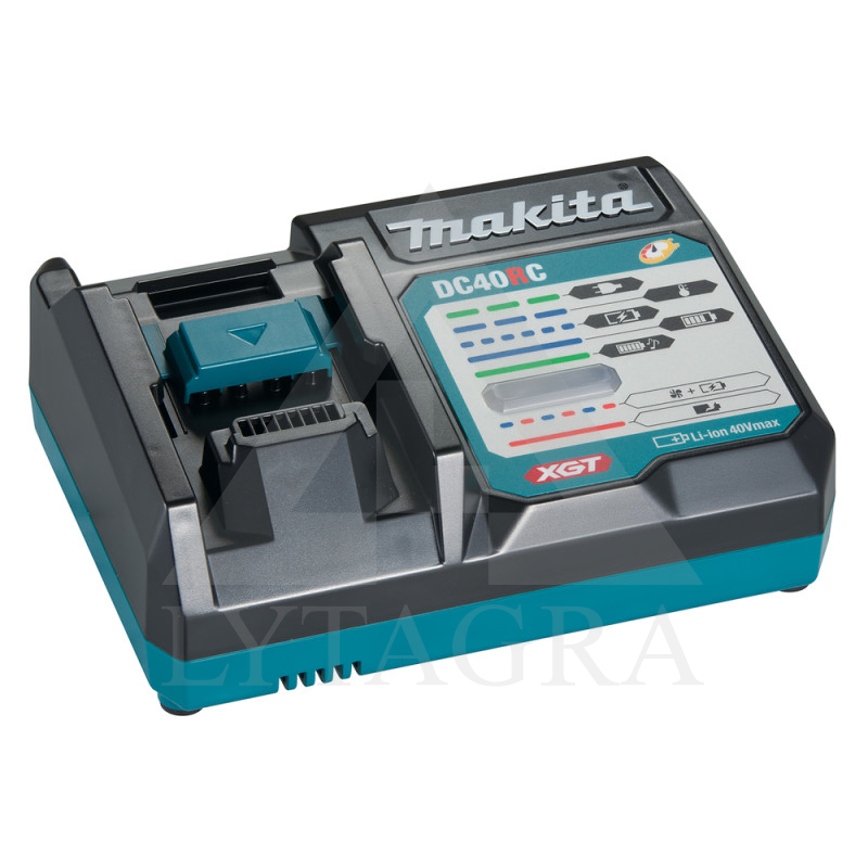 Akumuliatorių įkroviklis 40 V Makita DC40RC 191M90-3