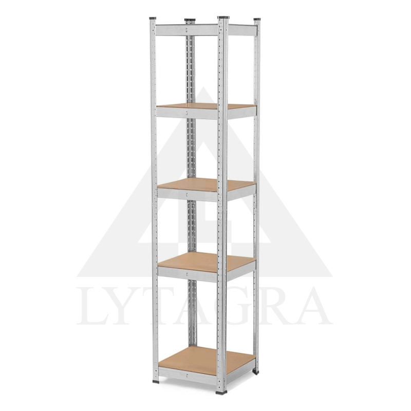 Sandėliavimo lentyna 4819 (5 Lentynų) 100/500kg 180x40x40cm