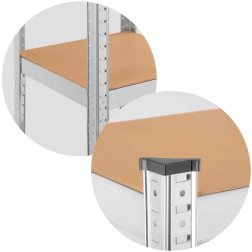 Sandėliavimo lentyna 4819 (5 Lentynų) 100/500kg 180x40x40cm