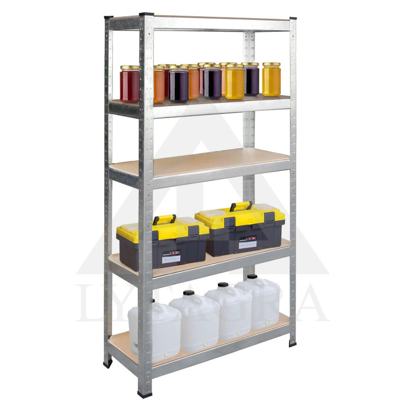 Sandėliavimo lentyna 4849 (5 Lentynų) 175/875kg 180x100x50cm