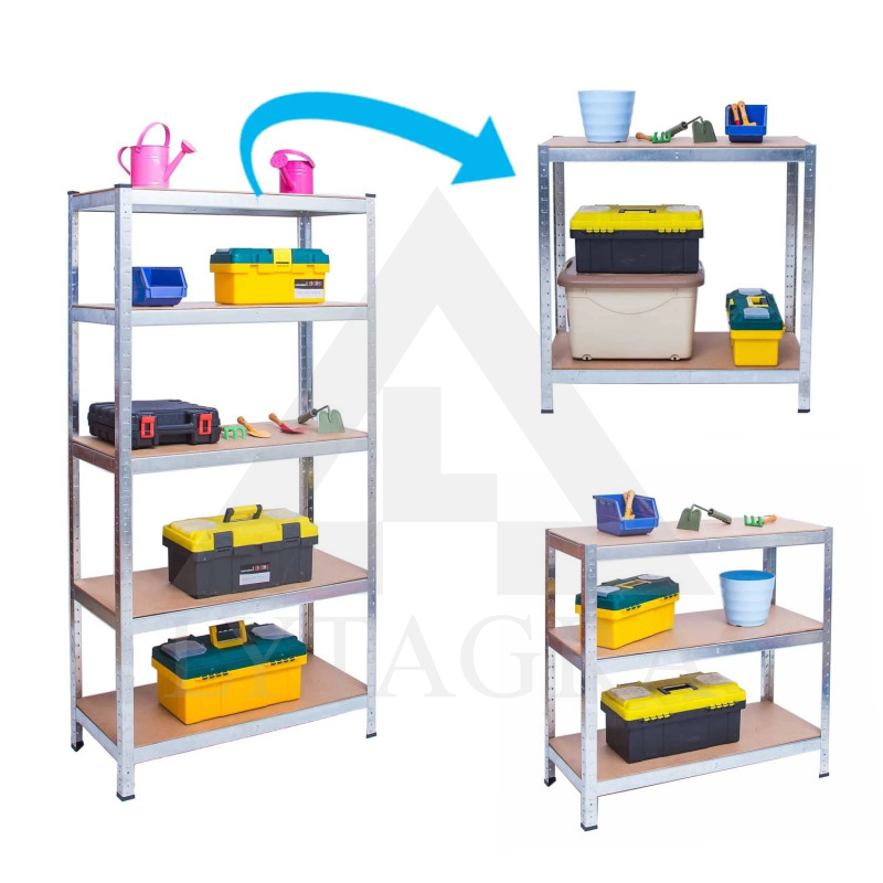 Sandėliavimo lentyna 4849 (5 Lentynų) 175/875kg 180x100x50cm