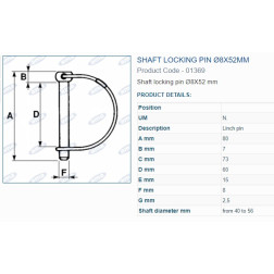 01369 / 05911 FIKSAVIMO KAISTIS 8X80 mm 5vnt5vnt pakuote - 01369 / 05911