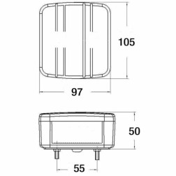 76434 Galinis multifunkcinis žibintas kairė pusė